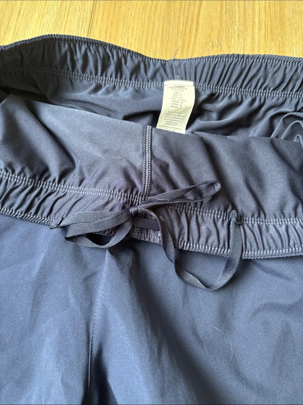 NWT New Balance Running Shorts Navy Blue Built in Shorts SZ L Clean Girl Sporty